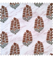 Green brown color beautiful flower bunch tree with small leaves and texture natural marble finished background main curtain